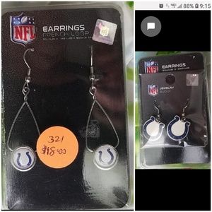 Official Colts earrings your choice
